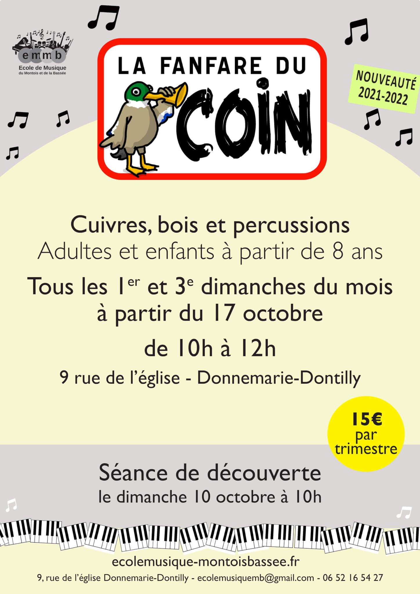 La fanfare du coin à Donnemarie-Dontilly